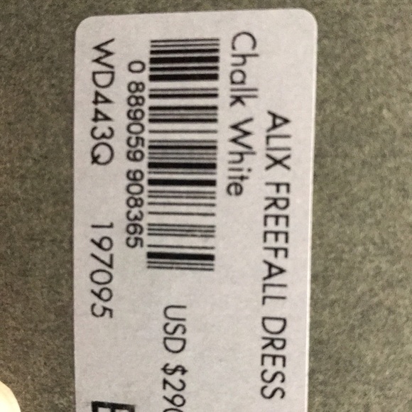 NWT AllSaints “Alex Freefall” dress chalk white L - Picture 10 of 10